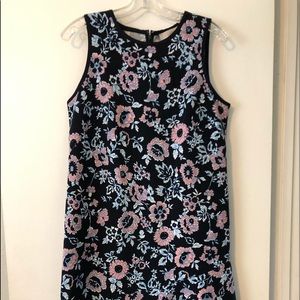 Loft floral tank dress